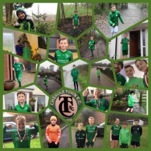Photo montage of Cheadle Under 11 Football Team Members
